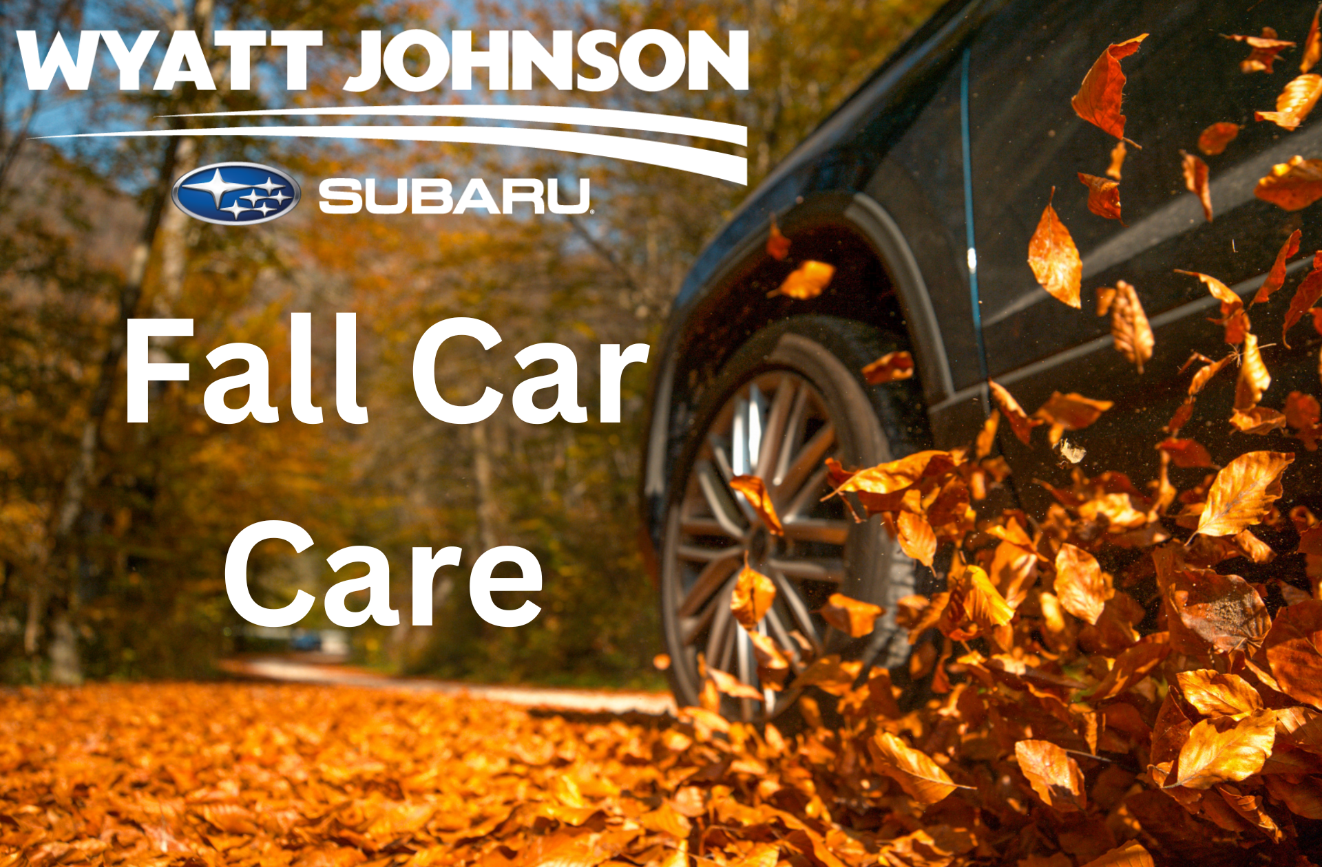 Fall Car Care Month Wyatt Johnson Subaru
