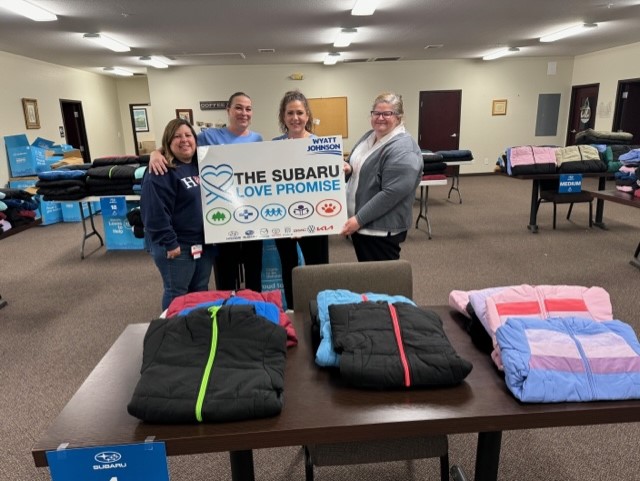 WYatt Johnson Subaru in Clarksville, TN Supporting Operation Warmth
