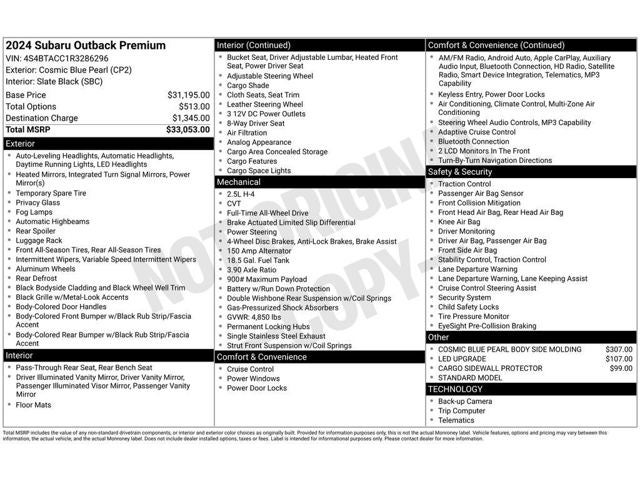 2024 Subaru Outback Premium