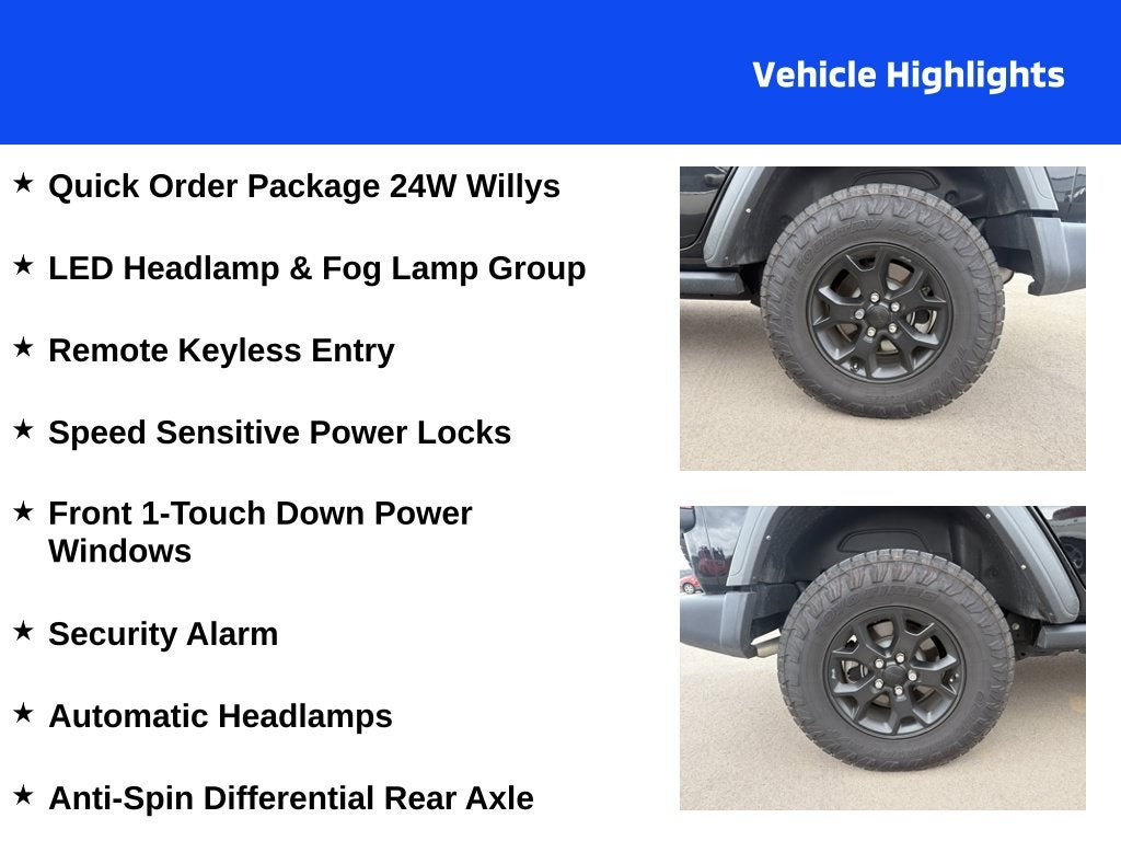 2021 Jeep Wrangler Unlimited Willys