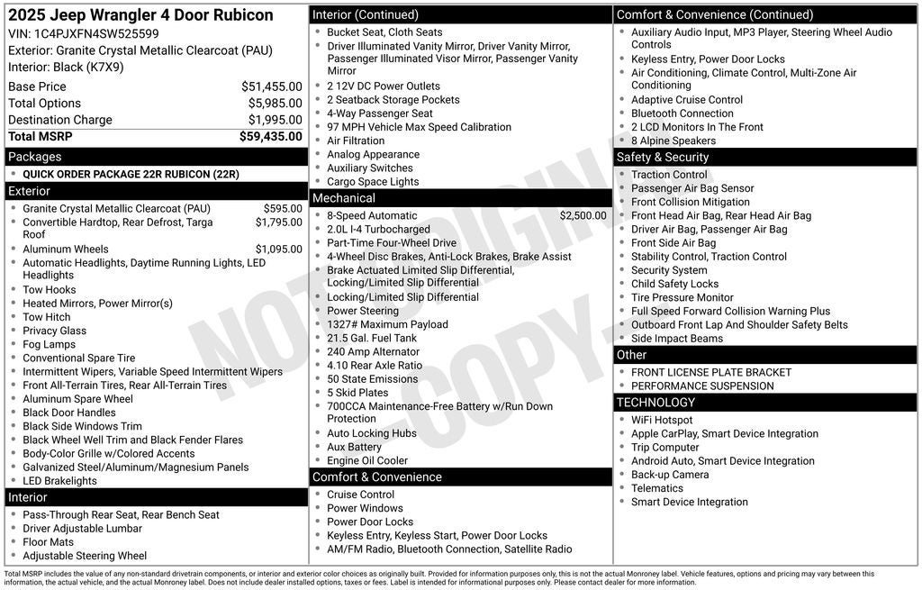 2025 Jeep Wrangler Rubicon