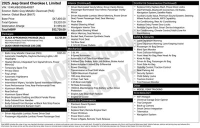 2025 Jeep Grand Cherokee L Limited