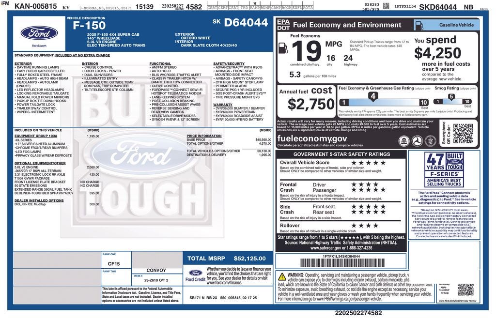 2025 Ford F-150 XL