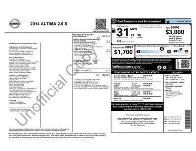 2014 Nissan Altima 2.5 S