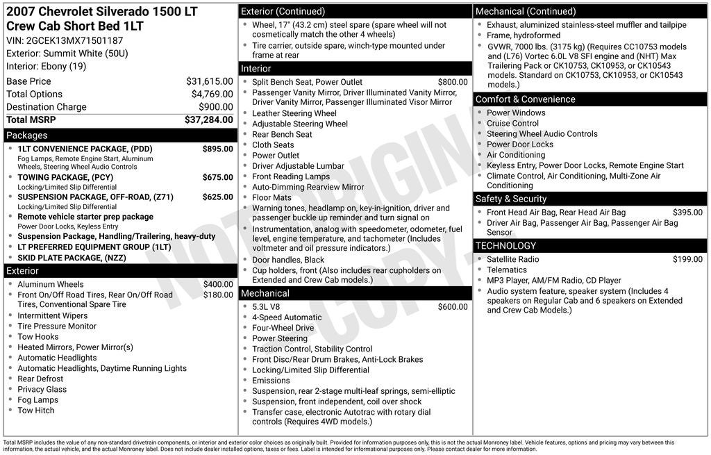 2007 Chevrolet Silverado 1500 LT LT1