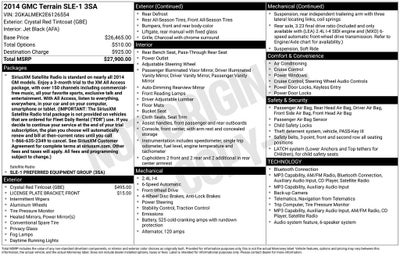 2014 GMC Terrain SLE-1