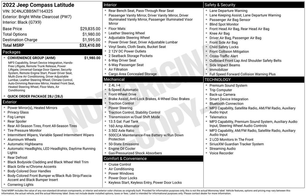 2022 Jeep Compass Latitude