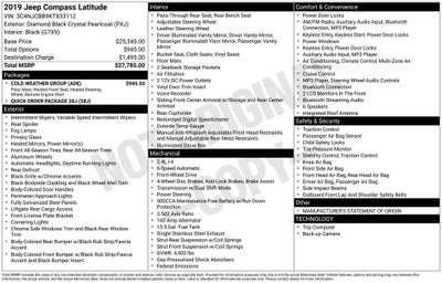 2019 Jeep Compass Latitude