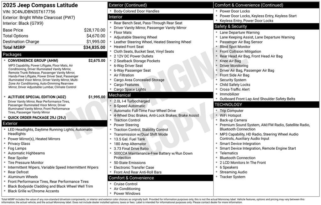 2025 Jeep Compass Latitude