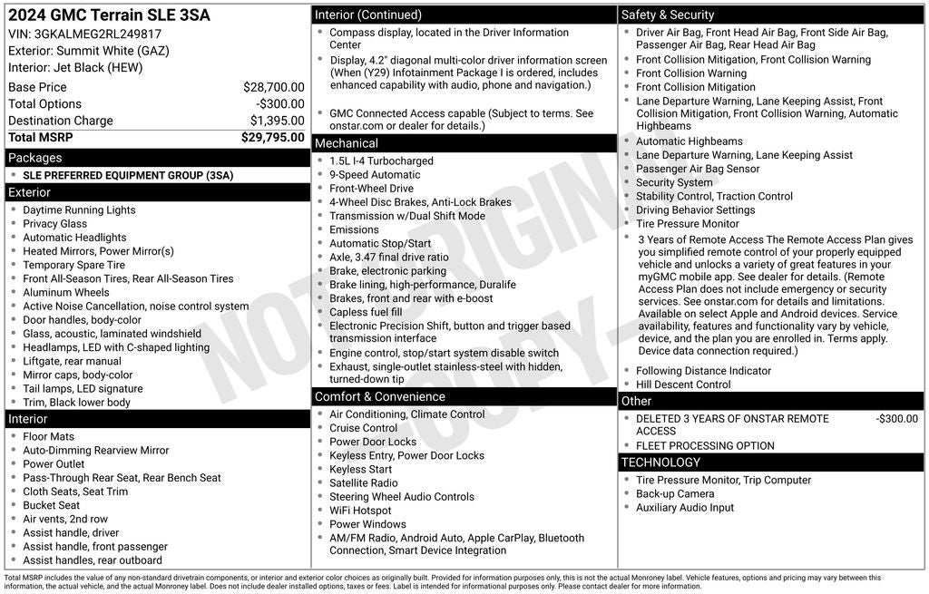 2024 GMC Terrain SLE