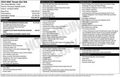 2024 GMC Terrain SLE