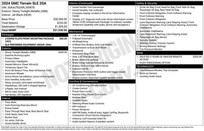 2024 GMC Terrain SLE