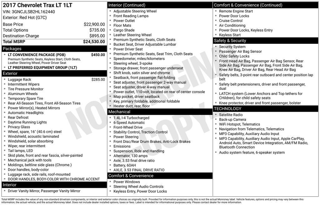 2017 Chevrolet Trax LT