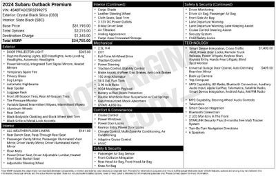 2024 Subaru Outback Premium