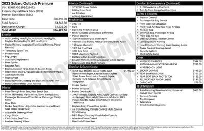 2023 Subaru Outback Premium