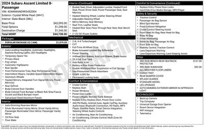 2024 Subaru Ascent Limited