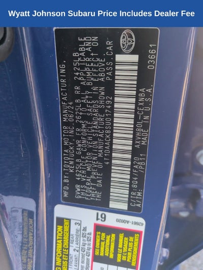 2025 Toyota Camry LE