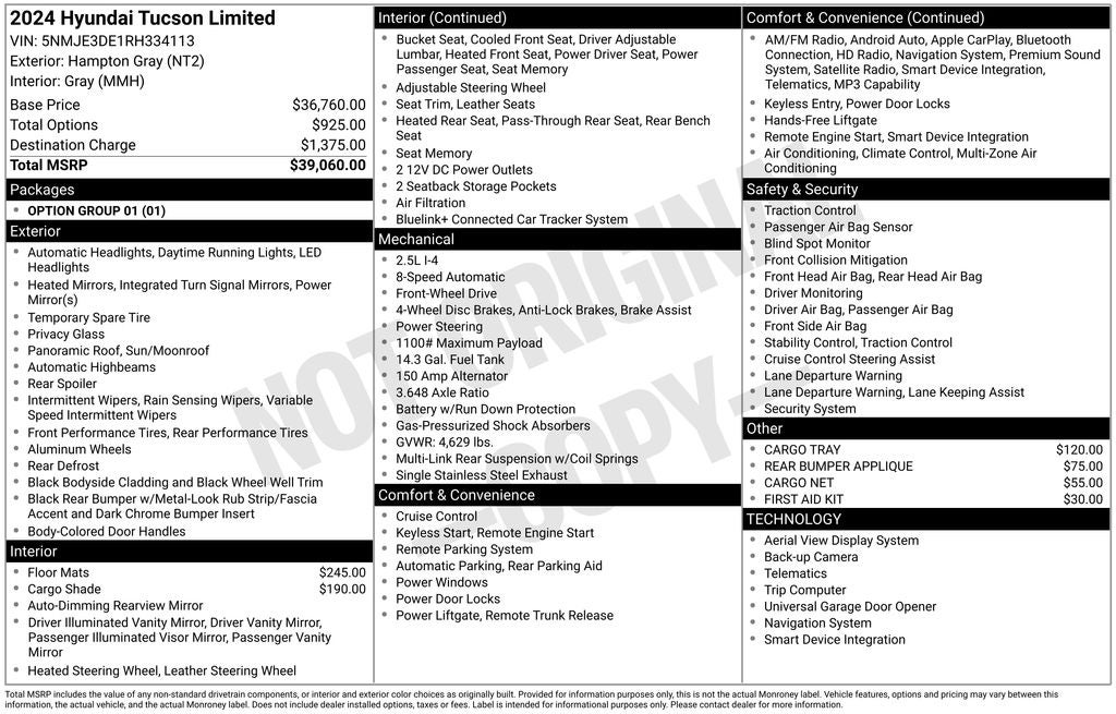 2024 Hyundai Tucson Limited