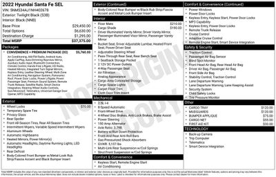 2022 Hyundai Santa Fe SEL