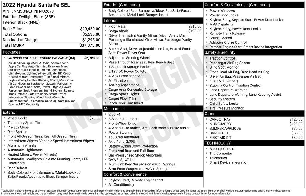 2022 Hyundai Santa Fe SEL
