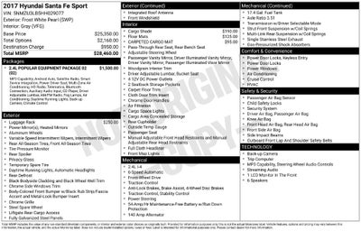 2017 Hyundai Santa Fe Sport 2.4 Base