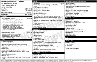 2016 Hyundai Sonata Limited
