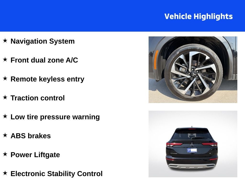 2024 Mitsubishi Outlander SE
