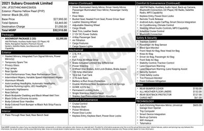 2021 Subaru Crosstrek Limited