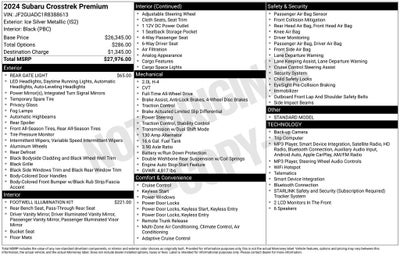 2024 Subaru Crosstrek Premium