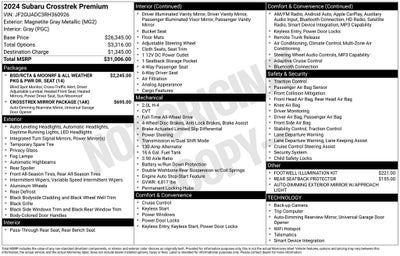 2024 Subaru Crosstrek Premium