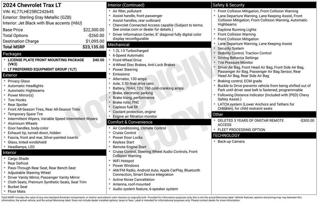 2024 Chevrolet Trax LT