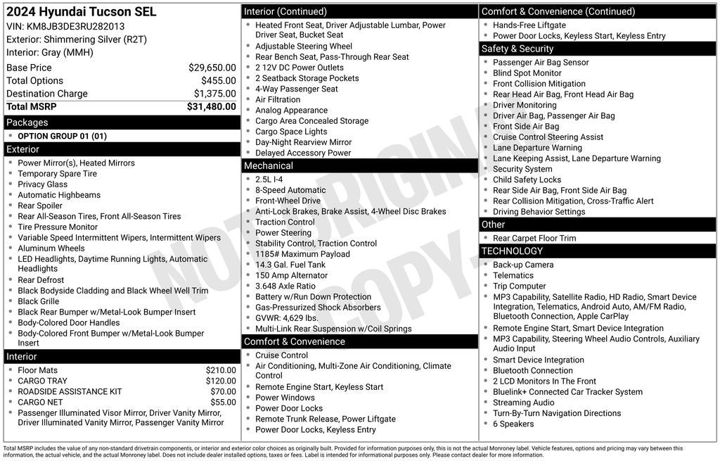 2024 Hyundai Tucson SEL