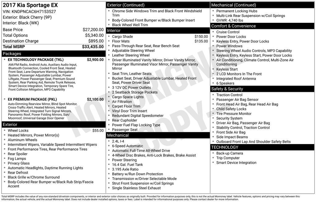 2017 Kia Sportage EX