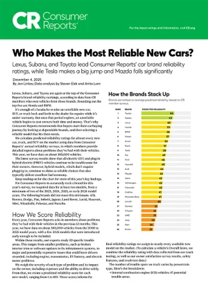Who Makes the Most Reliable Cars | Wyatt Johnson Subaru in Clarksville TN