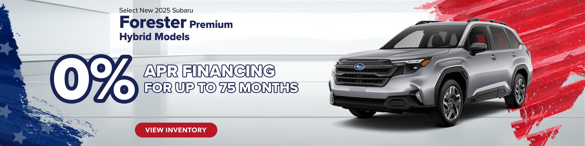 0% APR on select new 2025 Subaru Forester Premium Hybrid Mod