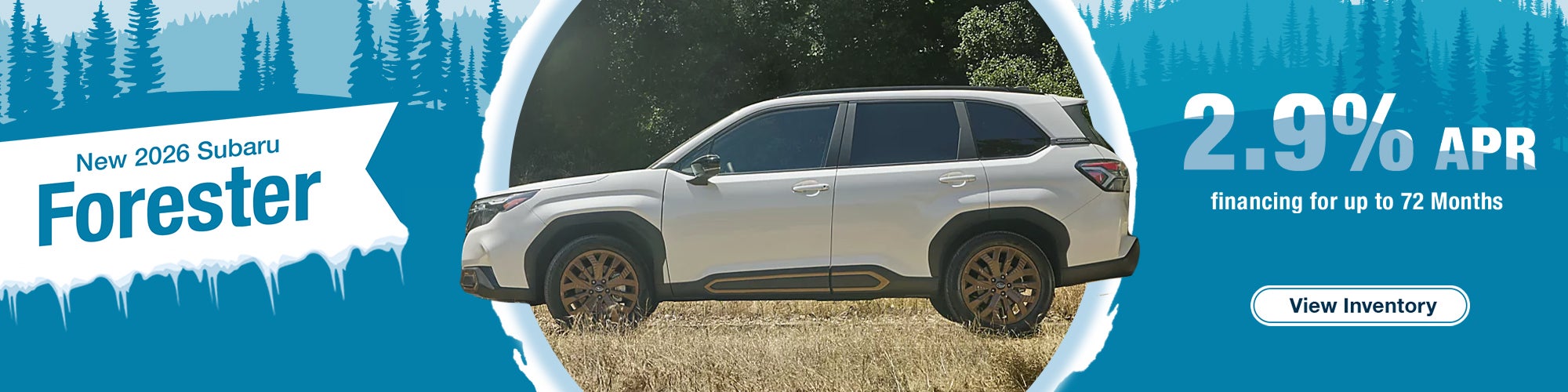 2.9% APR on 2026 Subaru Forester – Clarksville, TN