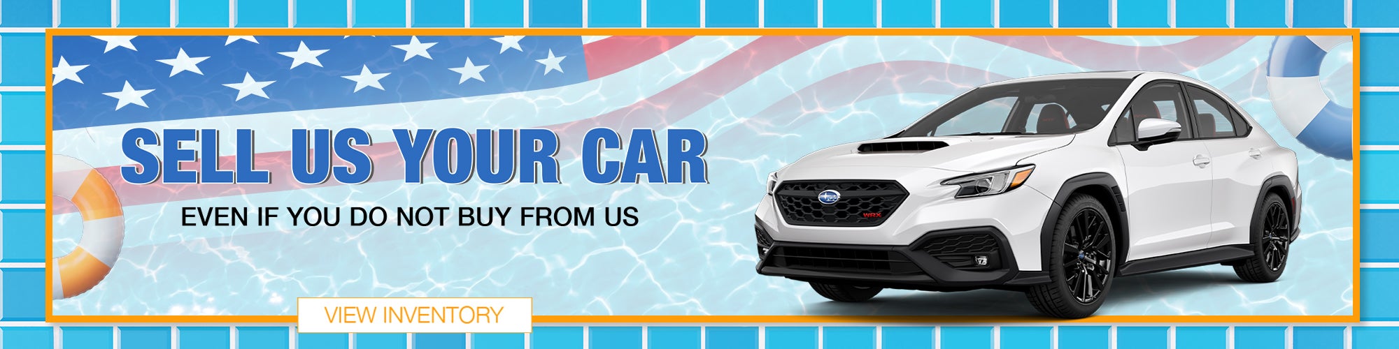 Sell us your car, even if you do not buy from us.