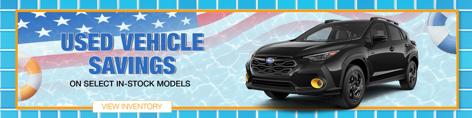 Used Vehicle Savings On Select In-Stock Models