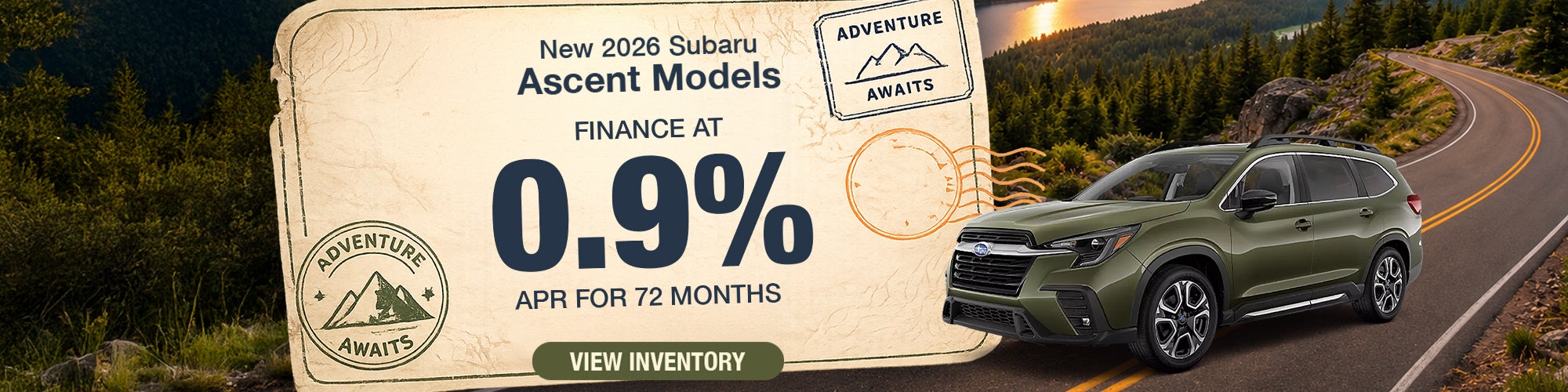 New 2026 Subaru Ascent Models