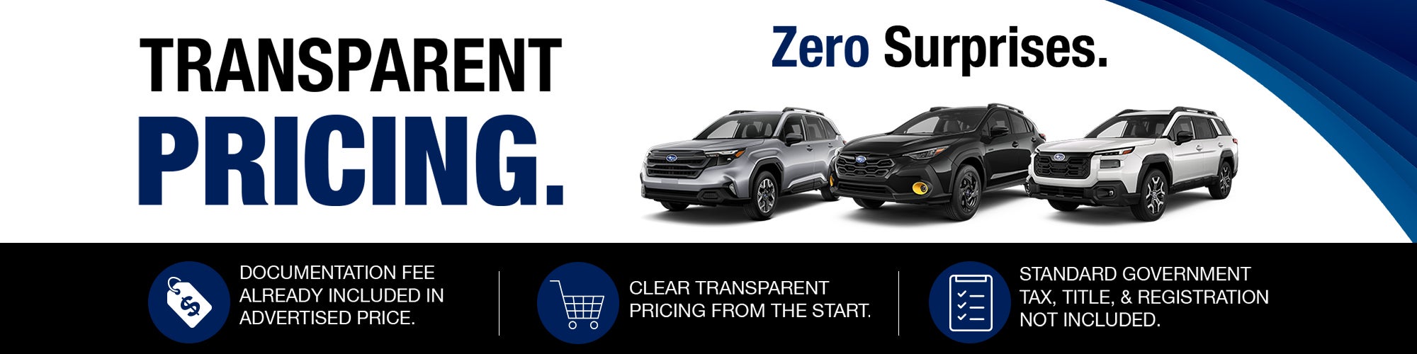 Transparent Pricing