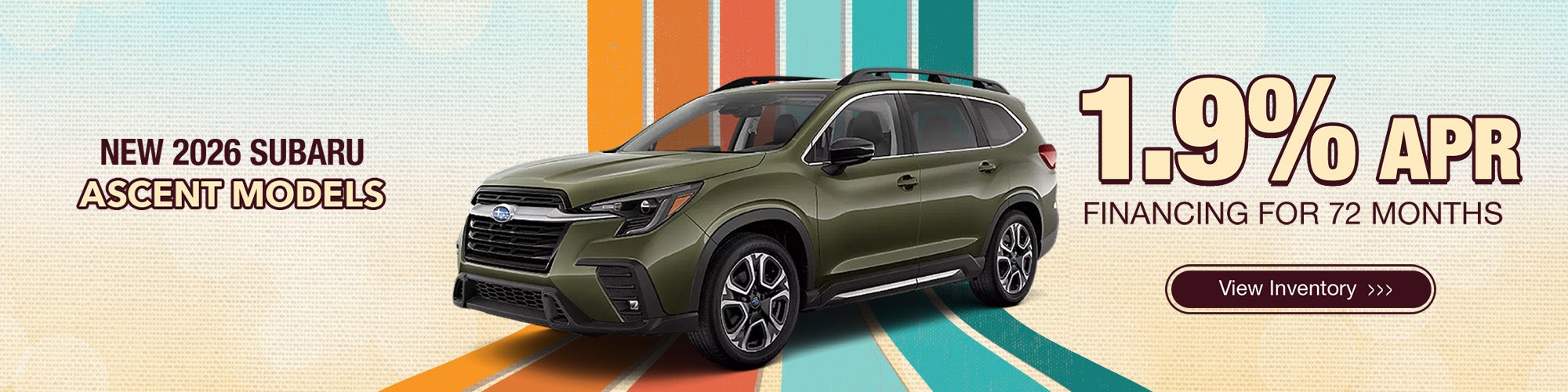 New 2026 Subaru Ascent Models