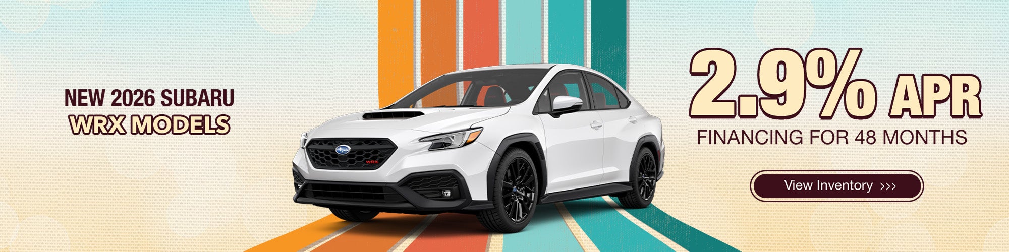New 2026 Subaru WRX Models